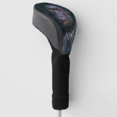 Affe im Dschungelmonogramm Golf Headcover (angewinkelt)