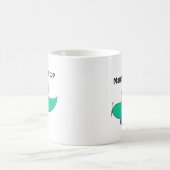 Affe im farbenfrohen Flugzeug Kaffeetasse (Mittel)