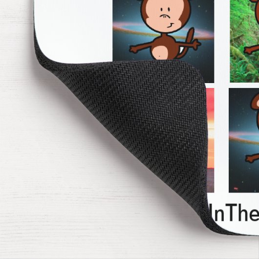 Affe im mittleren Apps mousepad (Ecke)
