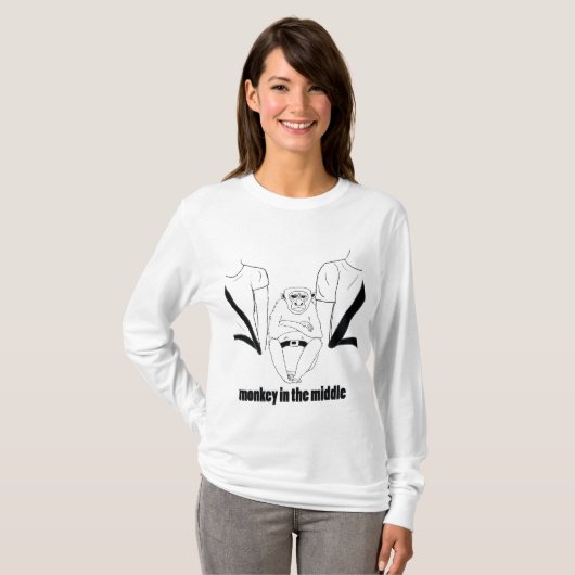 Affe im mittleren T - Shirt (Vorne ganz)