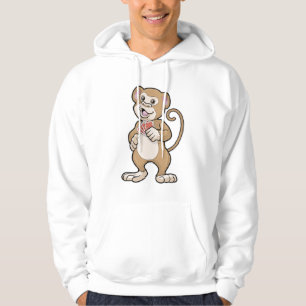 Affe im Poker mit Poker-Karten Hoodie