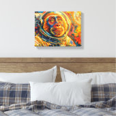 AFFE IM WELTALL 7 LEINWANDDRUCK (Insitu (Schlafzimmer))