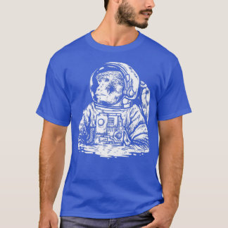 Affe im Weltraum Anzug Funny Astronaut T-Shirt