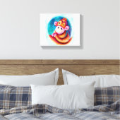 Affe im Weltraum Leinwanddruck (Insitu (Schlafzimmer))