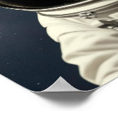 Affe im Weltraum Poster (Ecke)