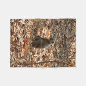 Affe in der trockenen Jahreszeit Fleecedecke (Vorderseite (Horizontal))