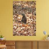 Affe in der trockenen Jahreszeit Leinwanddruck (Insitu (Wohnzimmer))
