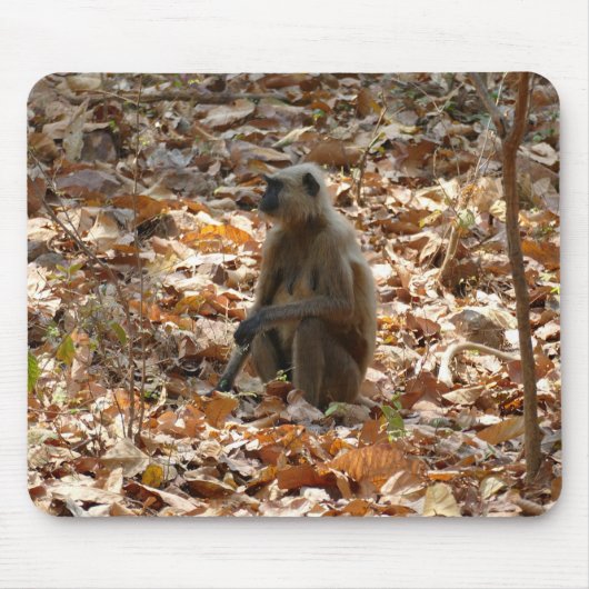 Affe in der trockenen Jahreszeit Mousepad (Vorne)