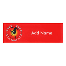 Affe in einem Baum Namenschild