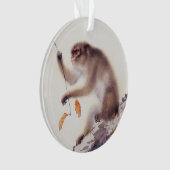 Affe in einem Persimmonbaum Ornament (Vorderseite)