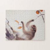 Affe in einem Persimone-Baum Puzzle (Horizontal)