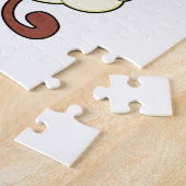 Affe in Kreuzbeinküken an Wolken Puzzle (Seite)