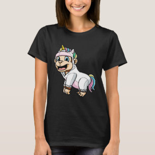 Affe in Niedlichem Einhornkostüm T-Shirt