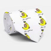 Affe ist es ein Mädchen-T - Shirts und Geschenke Krawatte (Gerollt)