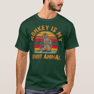 Affe ist My Spirit Animal, Affen Liebhaber T-Shirt