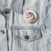 Affe-japanische Malerei-chinesischer Button (Beispiel)