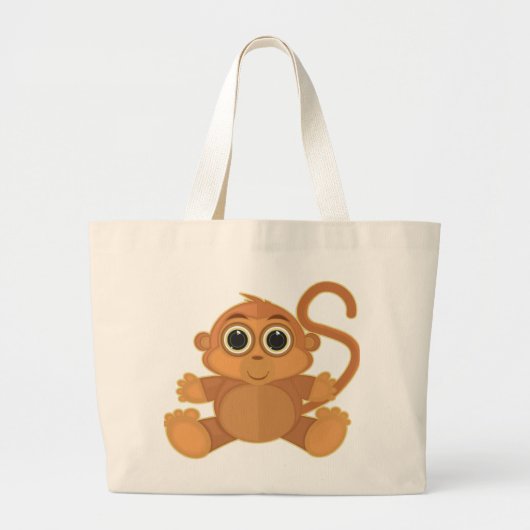 Affe Jumbo Stoffbeutel (Vorne)