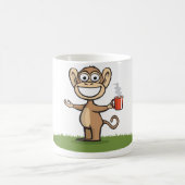 Affe-Kaffee Kaffeetasse (Mittel)