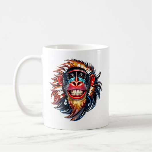 Affe Kaffeetasse (Links)