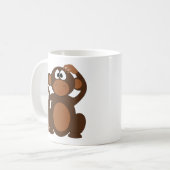 Affe Kaffeetasse (Vorderseite Links)