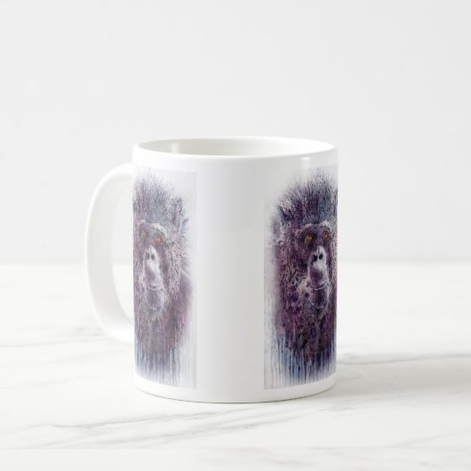 Affe Kaffeetasse (Vorderseite Links)