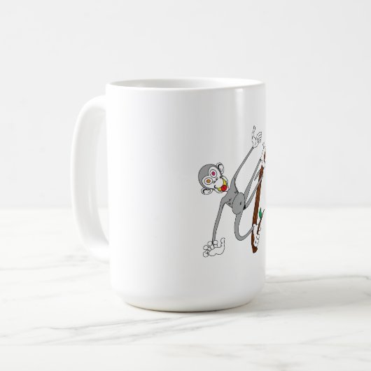 Affe Kaffeetasse (Vorderseite Links)
