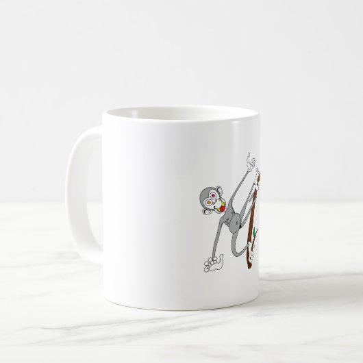 Affe Kaffeetasse (Vorderseite Links)