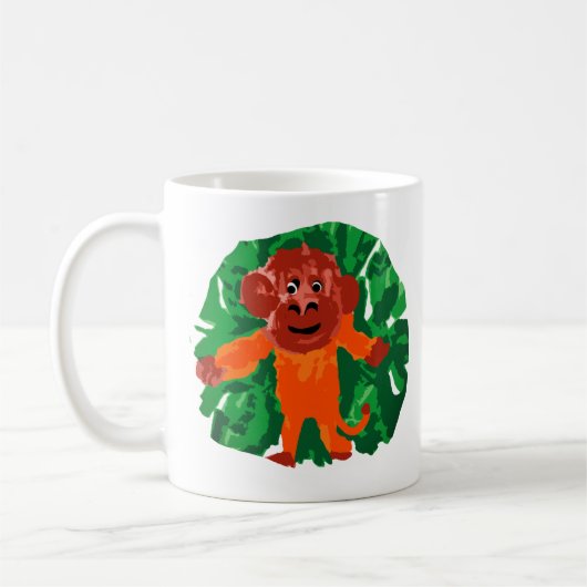 Affe Kaffeetasse (Links)
