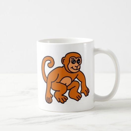 Affe Kaffeetasse (Rechts)