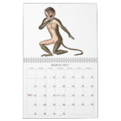 Affe-Kalender Kalender (Mär 2027)