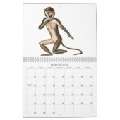 Affe-Kalender Kalender (Mär 2026)