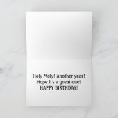 Affe Karte (Innenseite)