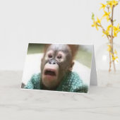 Affe Karte (Gelbe Blume)