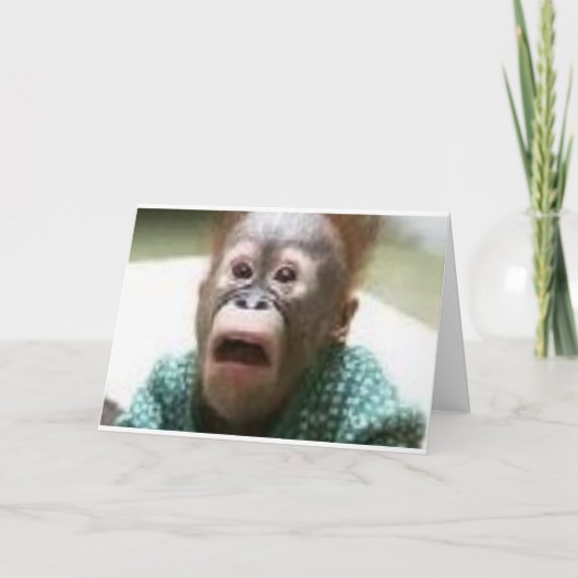 Affe Karte (Vorderseite)