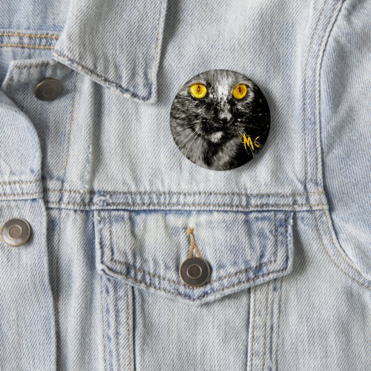 Affe-Katzen-Knopf Button (Beispiel)