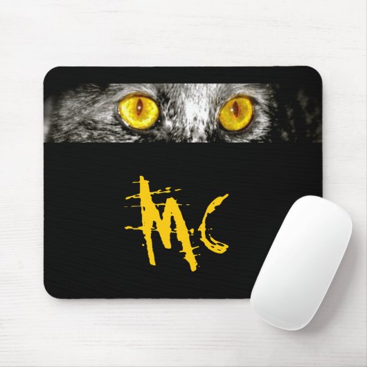 Affe-Katzenaugen-nur Mausunterlage Mousepad (Mit Mouse)