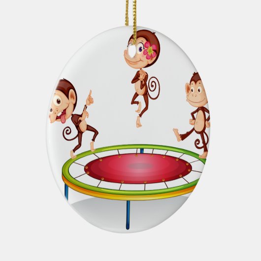 Affe Keramik Ornament (Rechts)