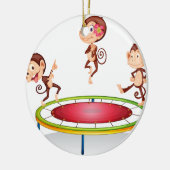 Affe Keramik Ornament (Links)