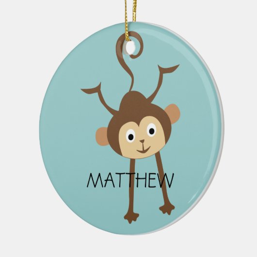 Affe Keramikornament (Links)