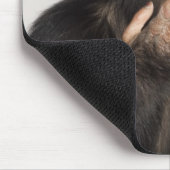 Affe keucht sich das Gesicht Mousepad (Ecke)