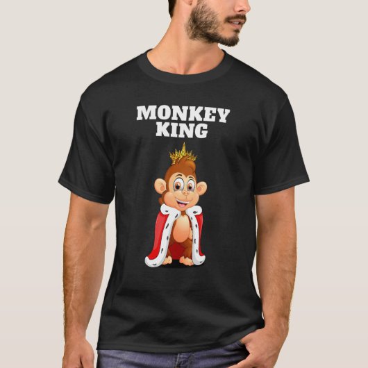 Affe King Boys Monkey Mens Monkey 1 T-Shirt (Vorderseite)