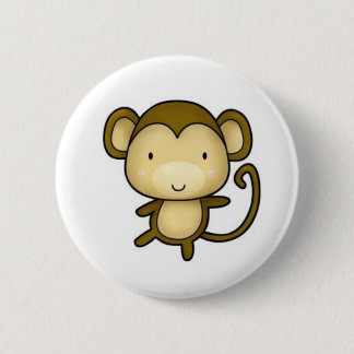Affe-Knopf Button