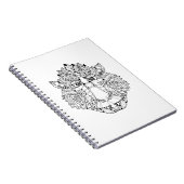 Affe-Kopf-Gekritzel Notizblock (Rechte Seite)