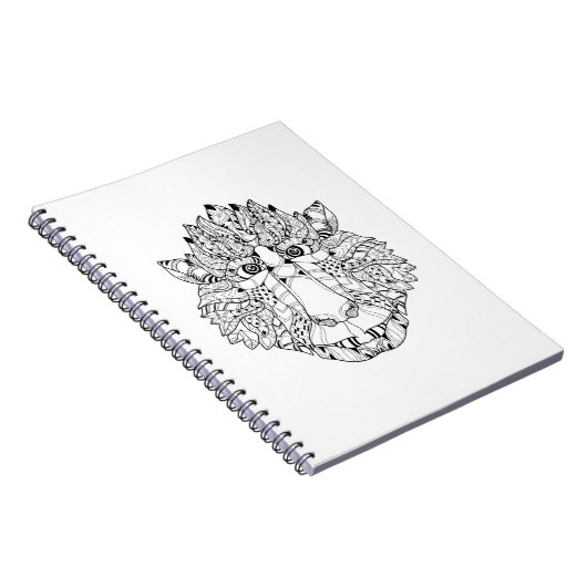 Affe-Kopf-Gekritzel Notizblock (Rechte Seite)