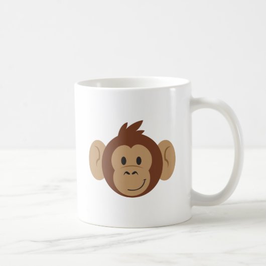 Affe-Kopf Kaffeetasse (Rechts)