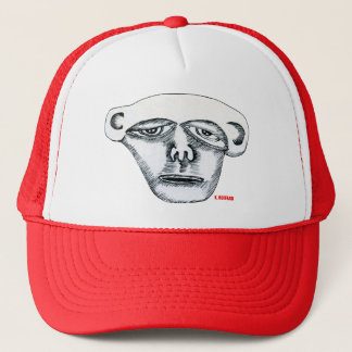 Affe-Kopf Truckerkappe