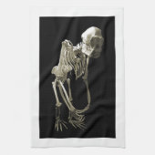 Affe-Körper-Knochen Geschirrtuch (Vertikal)