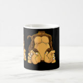 Affe Körperkostüm Kopflose Schimpanse Funny Ape Kaffeetasse (Mittel)