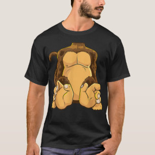Affe Körperkostüm Kopflose Schimpanse Funny Ape T-Shirt