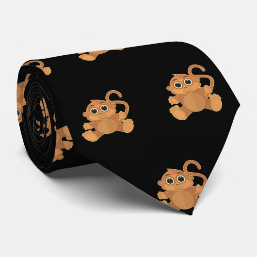 Affe Krawatte (Gerollt)